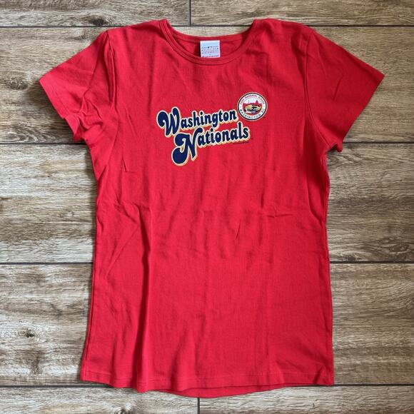 Women's MLB Washington Nationals Baseball Fitted Shirt - Picture 3 of 11